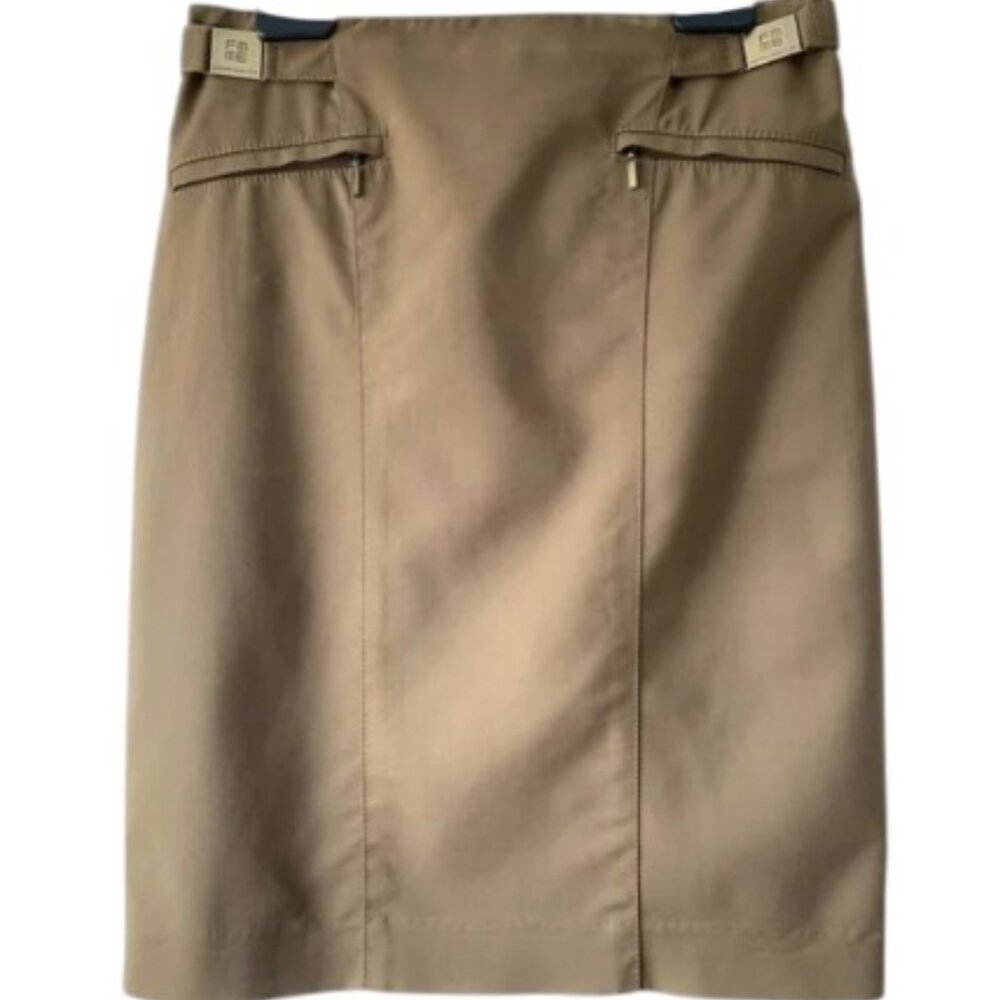 Sandra Angelozzi khaki skirt size 36